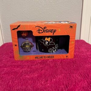 Disney Orange and Black Mug with Tea Infuser